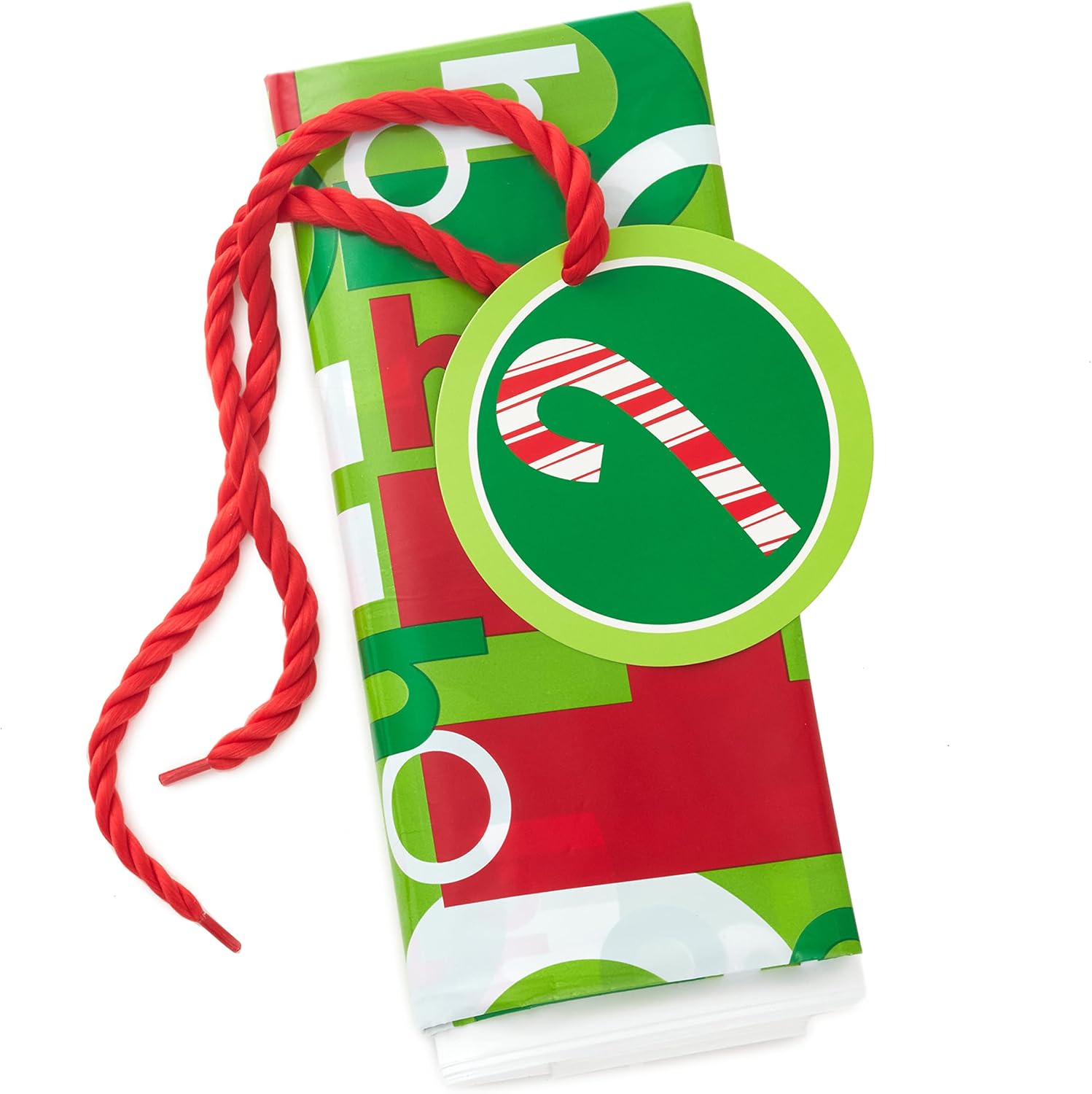 Best Cyber Monday 🔥 Hallmark 80 Jumbo Christmas Gift Bag (Red and Green, Ho Ho Ho) Giant Plastic Bag for Kids Bikes, Big Stuffed Animals, Bedding Sets and More