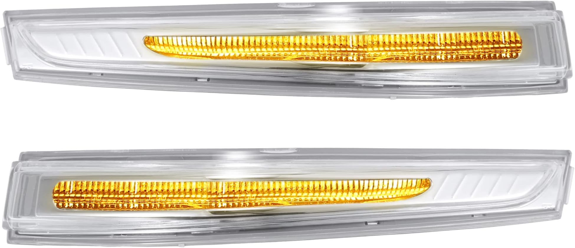 X AUTOHAUX 1 Pair Car LED Front Left Right Side Mirror Turn Signal Light No.87613-B8000/87623-B8000 for Hyundai Santa Fe 2014 2015 2016 2017 2018 2019