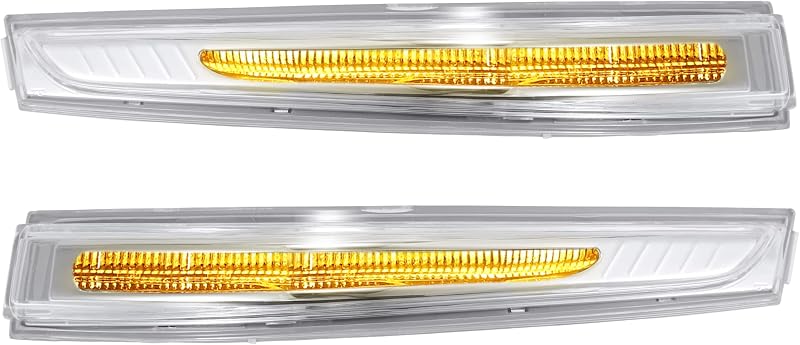 Luz de seta do retrovisor X AUTOHAUX 87613-B8000 para Hyundai Santa Fe 2014–2019 – Par
