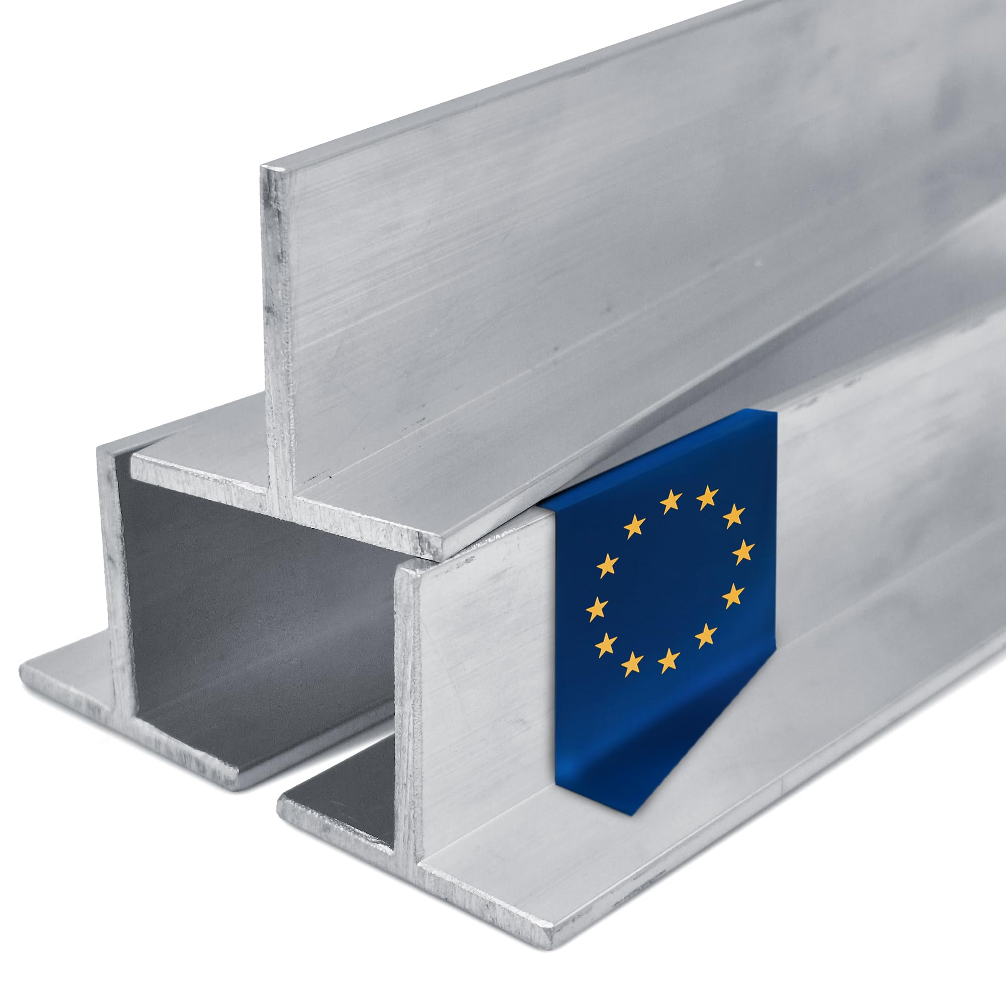 Stahl-Shop24 T-Stab aus Aluminium 80x80x8mm 1500 mm roh AlMgSi0,5 für Modellbau Möbelkanten Bastelarbeiten DIY-Projekte Halterungen kleine Rahmen Führungsprofile leicht bearbeitbar nicht magnetisch