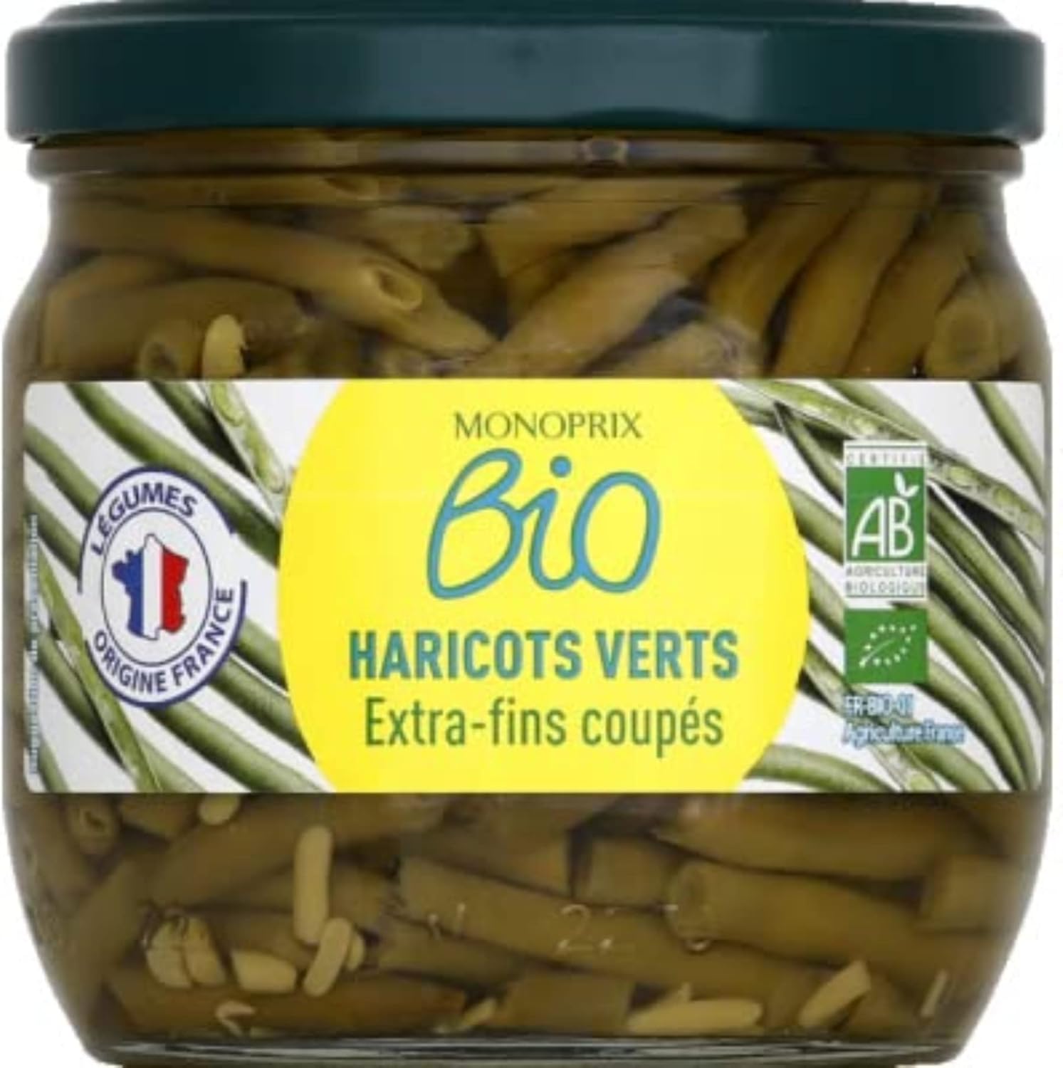 Monoprix Bio Haricots verts extra-fins coupés bio - Le bocal de 185 g ...