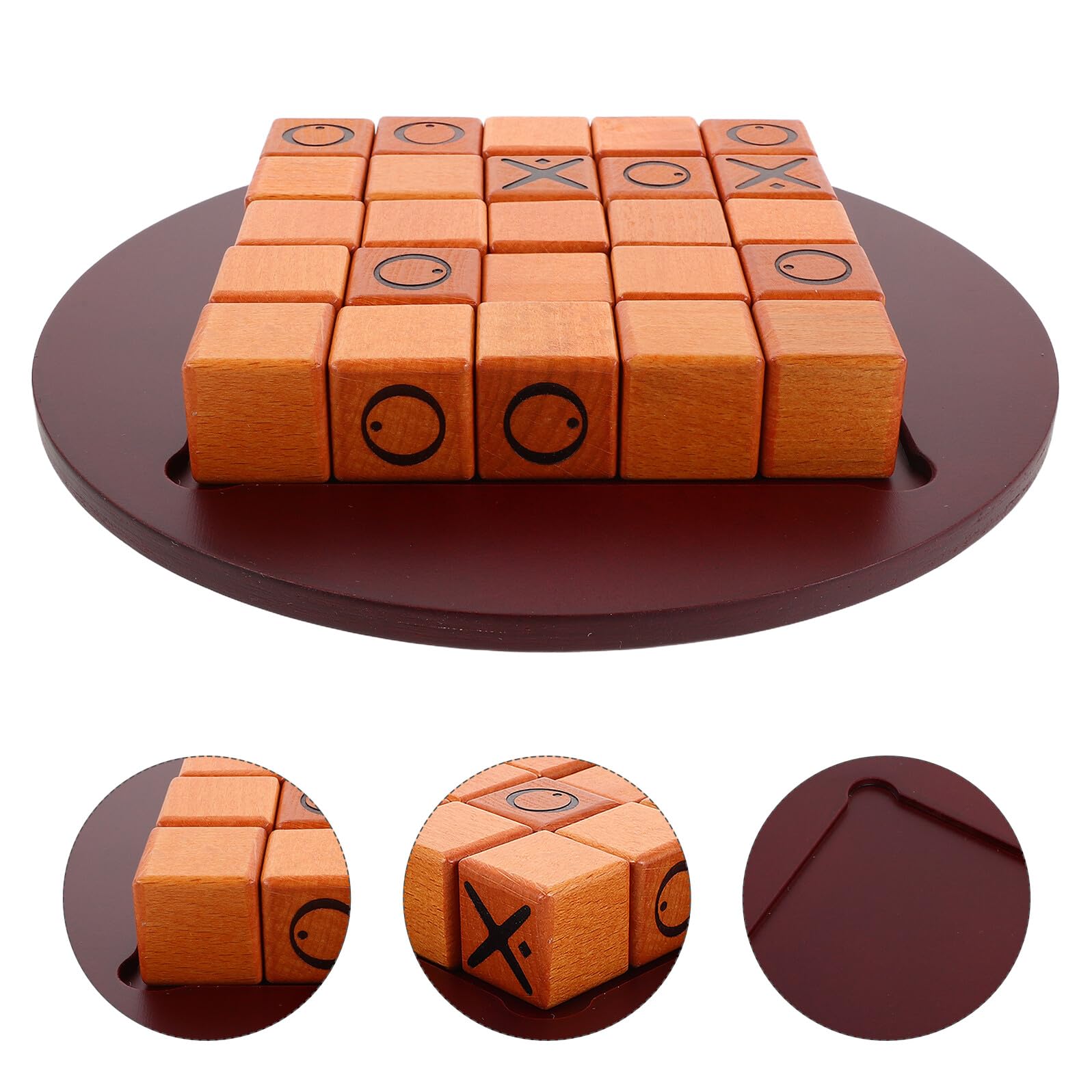 Jeu De Société Bois Pousser Un Bœuf Jeu Échecs Bois avec Blocs pour Garçon Fille Et Famille