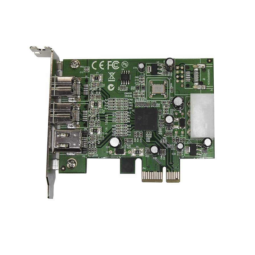 StarTech.com FireWire増設PCIeカード / PEX1394 IEEE 1394a 1ポート / 1394b 2ポート増設PCI Expressカード 9