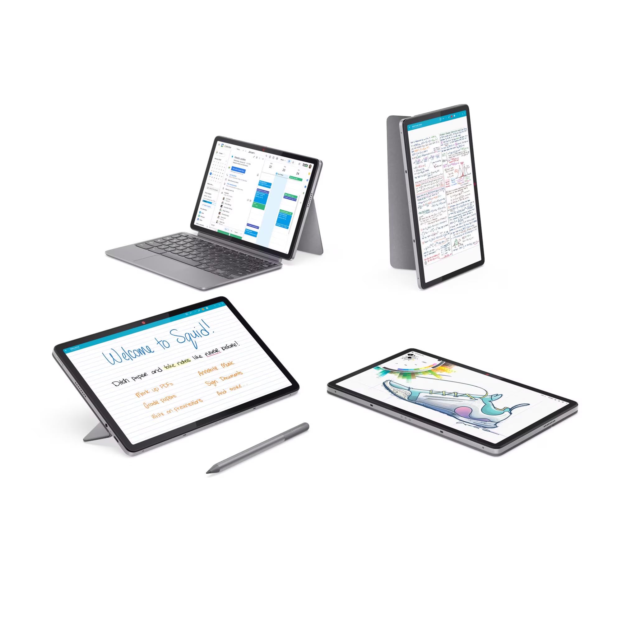 Lenovo Chromebook IdeaPad Duet 3 2 in 1 Tablet | Display touch WUXGA 10,95" | Mediatek Kompanio 838 | 4 GB RAM | SSD 128 GB | Grafica Mediatek | Chrome OS | QWERTZ | Grigio