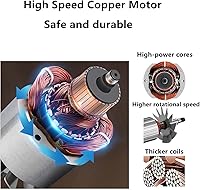 Vista 4 de Molinillo de granos eléctrico de 1000 g de alta velocidad para especias y hierbas, máquina comercial para polvo de cereales secos, granos, hierbas