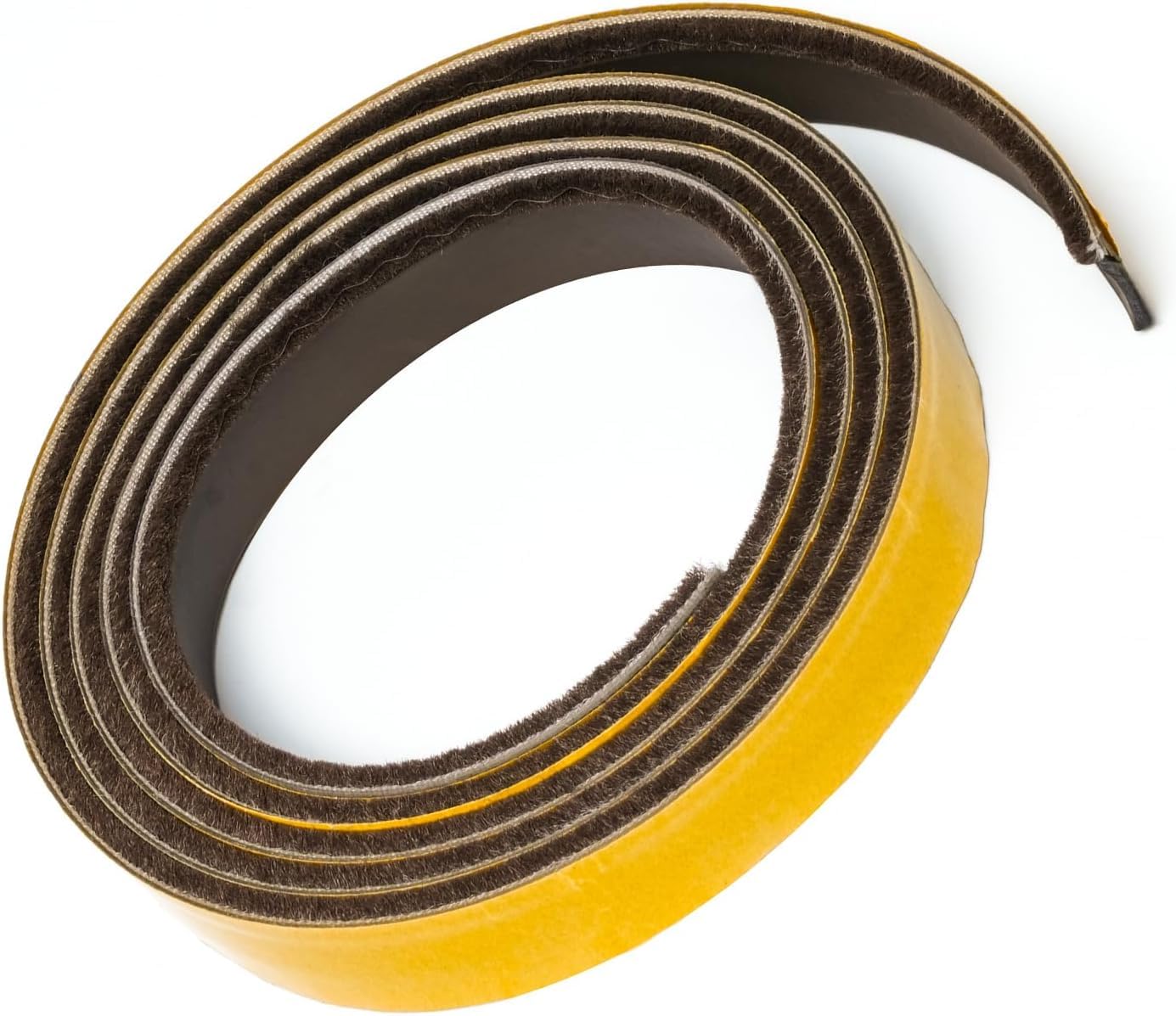 ZAVIA Intumescent Fire Door Seal Strip Pack of 2| 5.2 M Long Each | Smoke Seal with Brush | Self-Adhesive | FD30 Approved (Brown)