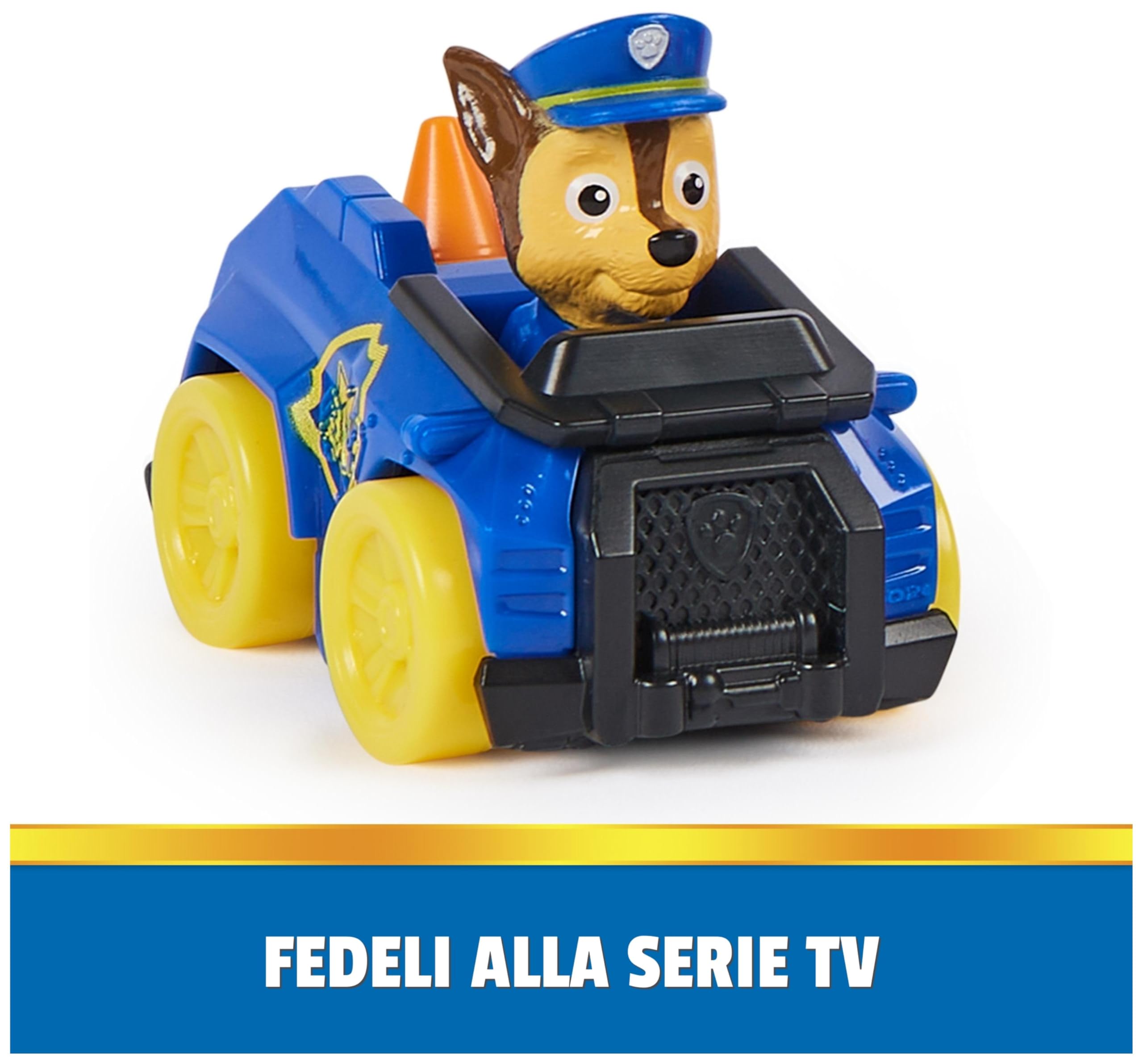 Paw Patrol Pup Squad Racers, Confezione Regalo con 6 Veicoli, Personaggi Collezione, Giocattoli per Bambini e Bambine, 3+ Anni