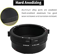 Vista 5 de Anillo adaptador de montaje de lente compatible con lente Leica S a Hasselblad X System XCD Camera X1D X2D