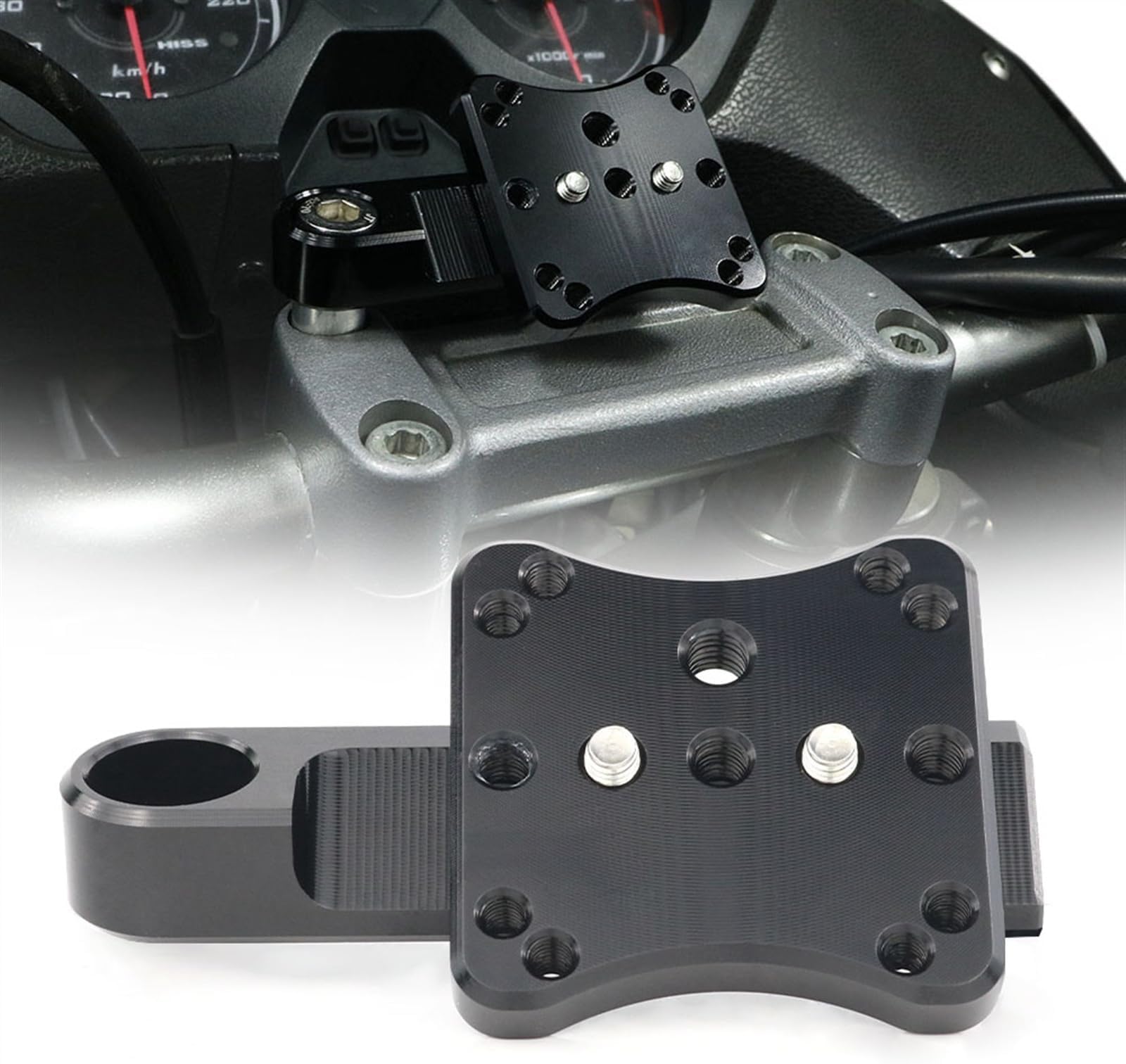 Motorcycle GPS Handlebar Clamp Navigation Mount Bracket For Triumph Thunderbird SE/Storm 2011-2014 2012 2013 Accessories (Color : Type 1)