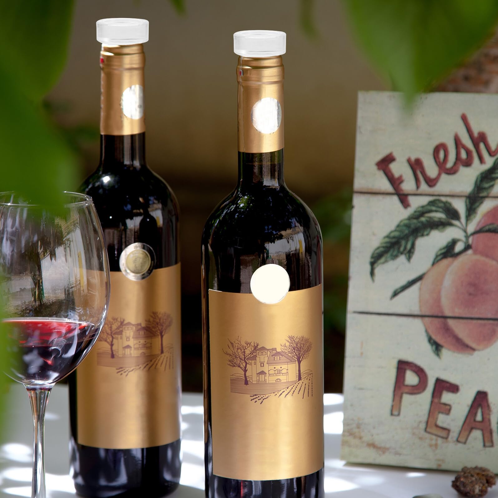 DECHOUS 10 Piezas Tapones de Botella Forma de T de Sellado Hermético Reutilizable para Vino Cerveza y Bebidas Aptos para Botellas de Vidrio Casa y Eventos