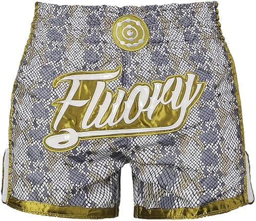 Miniatura 161 de Fluory - Pantalones cortos de lucha para muay thai, shorts de MMA, ropa de entrenamiento para lucha en jaula, grappling, artes marciales, kickboxing