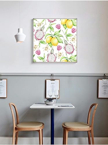 Miniatura 7 de Blooming Wall DPY04 - Papel tapiz extraíble para despegar y pegar color rosa limón y morera hojas verdes autoadhesivas flores papel tapiz prepegado