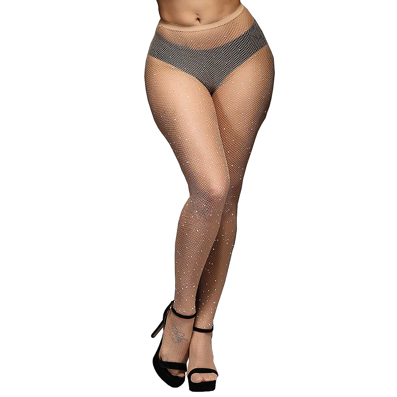 tangled fishnet tights