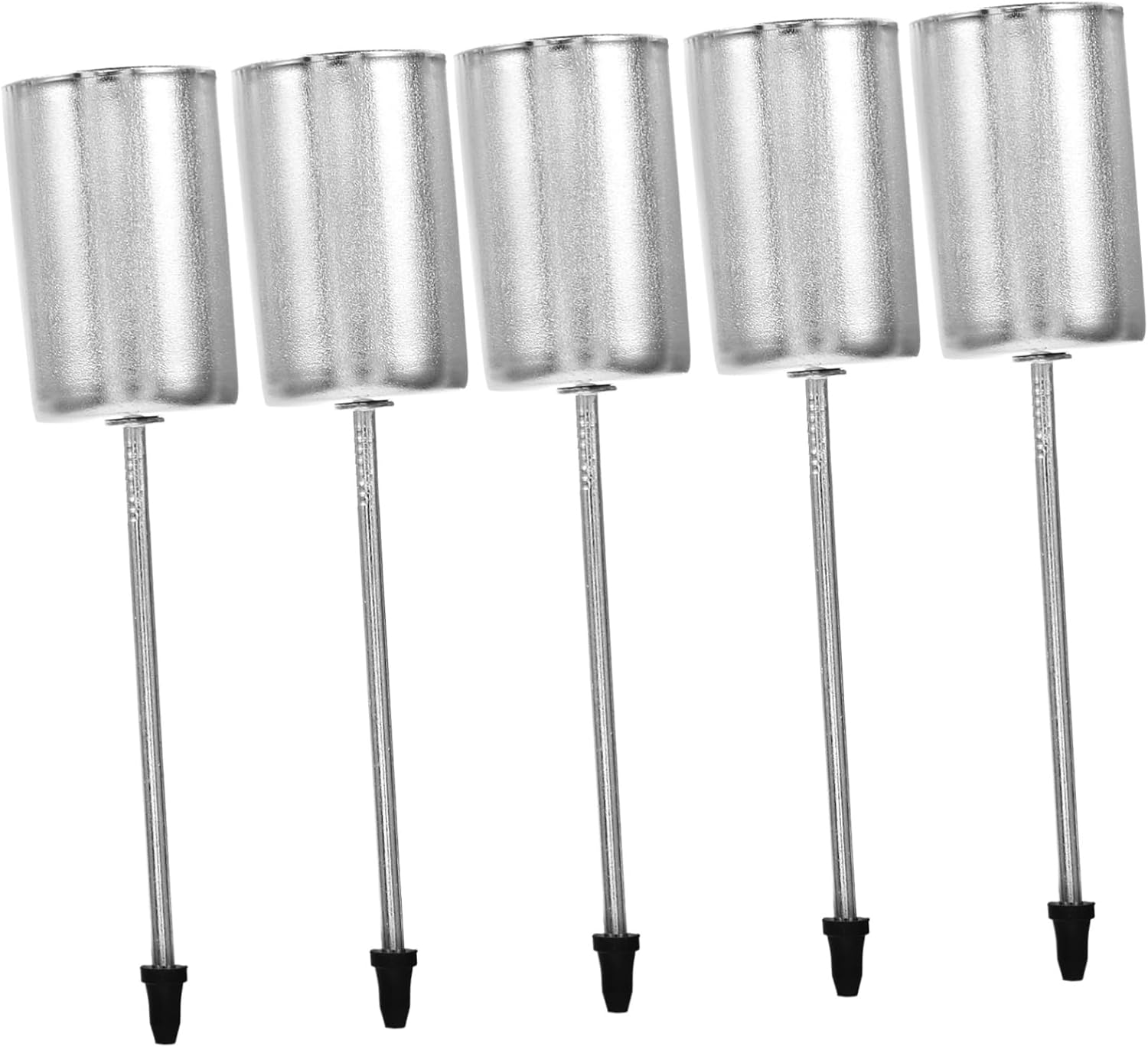 5Pcs Candle Holder with Spike Insert for Christmas Decor Versatile Decorative Candle Cups for Festivals Parties and Home Use