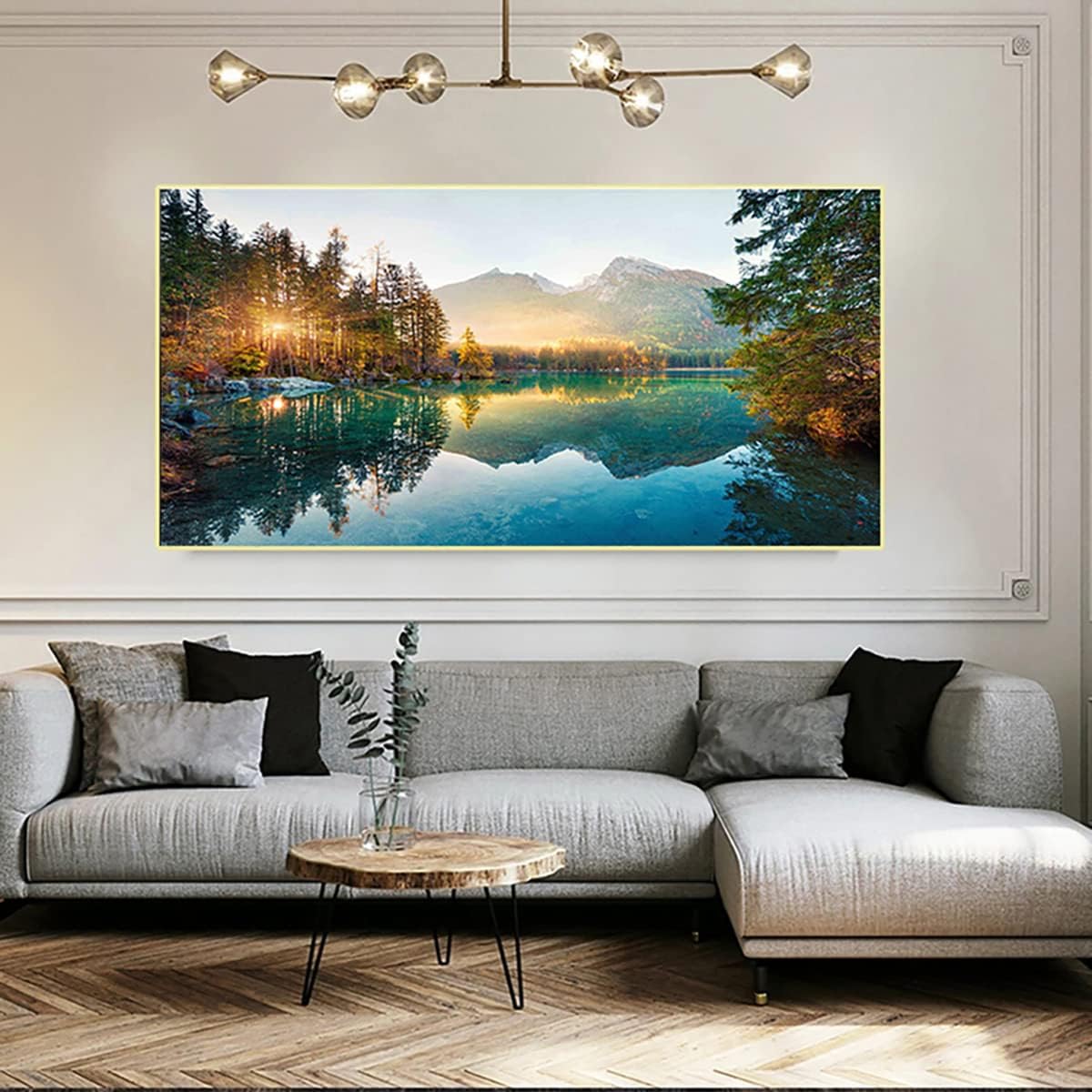 Instarry DIY 5D Diamond Painting Kits Full Drill Natural Scenery Mosaic Embroidery Wall Art Decor 31.5x15.7 inch