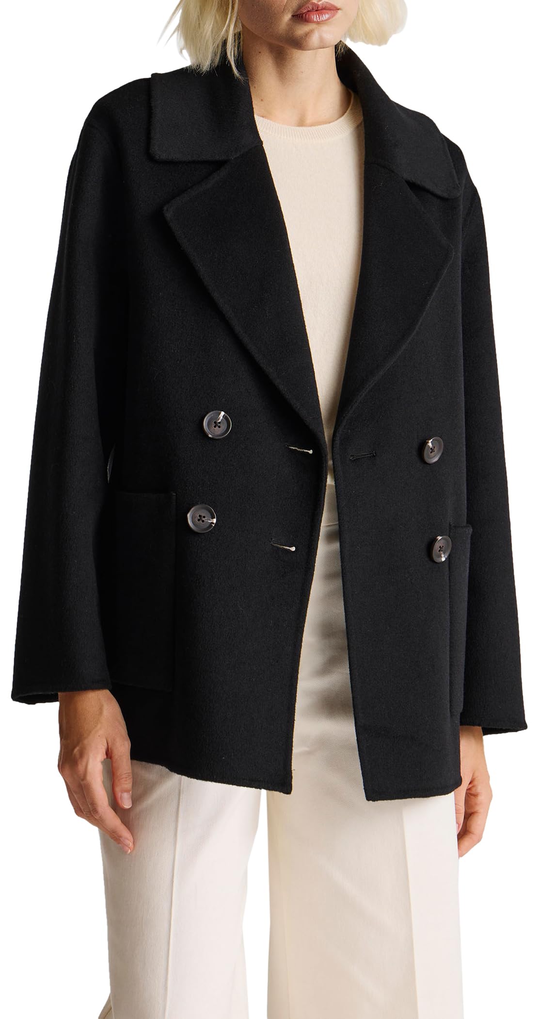 United Colors of Benetton Giaccone 28f7dn083 Abrigo Mujer
