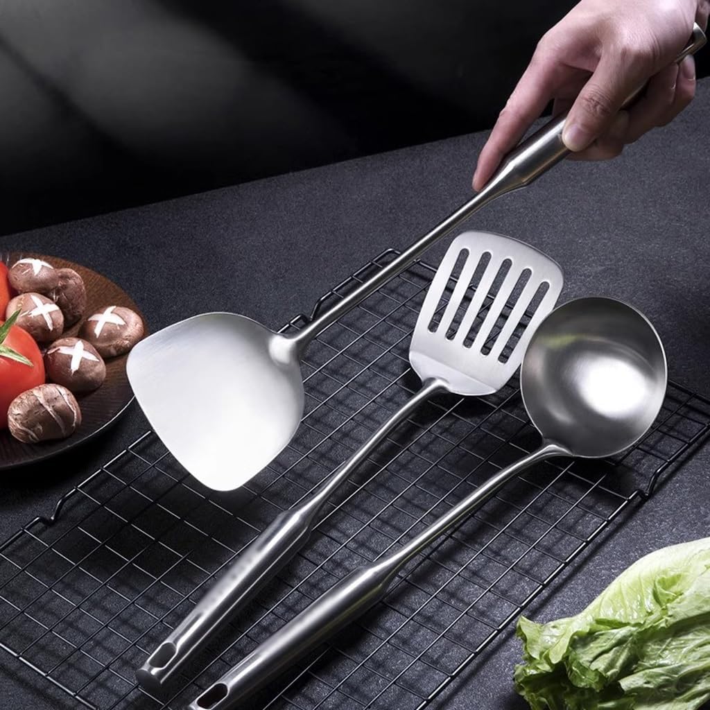 DUYHBAWRS-779 Tableware Spoon Long Rice Colander Soup Skimmer Cooking Spoons Kitchen Tool