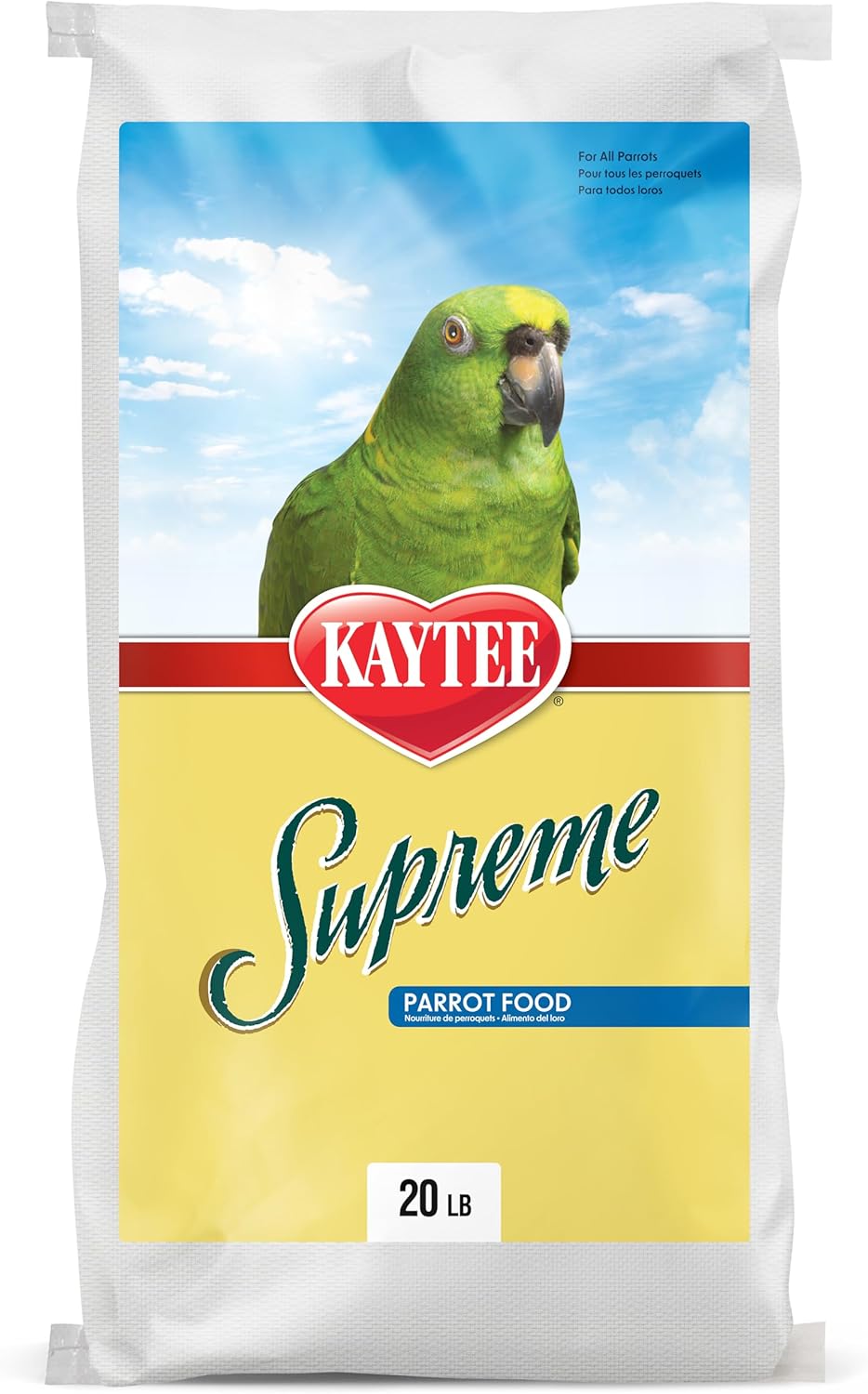 Kaytee Supreme Pet Parrot Food, 20 lb