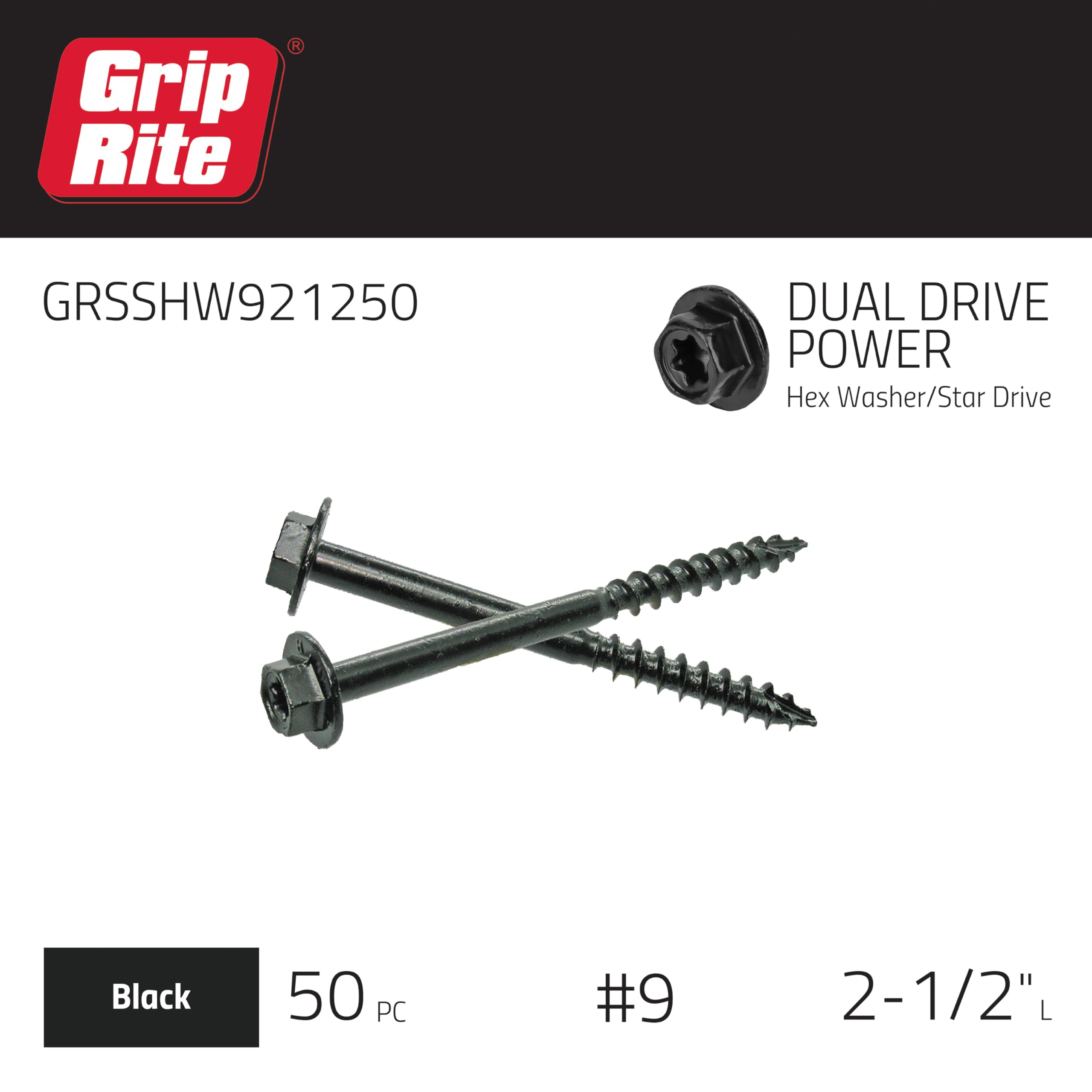 Amazon.com: Grip-Rite GRSSHW921250#9 x 2-1/2