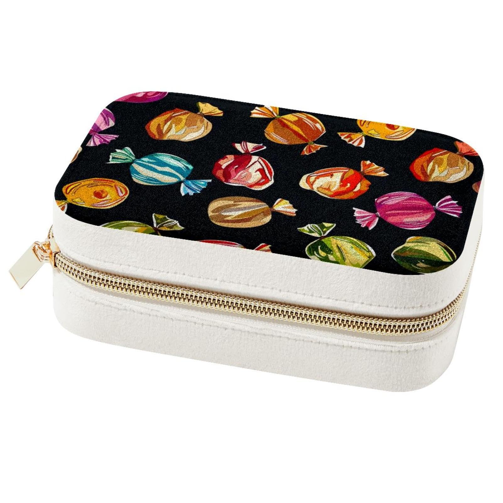 Boîte à bijoux portable bonbon pour ranger et protéger vos colliers sans nœuds