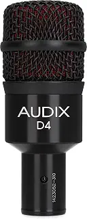 AUDIX 楽器向け ダイナミックマイク ハイパーカーディオイド D4【国内正規品】
