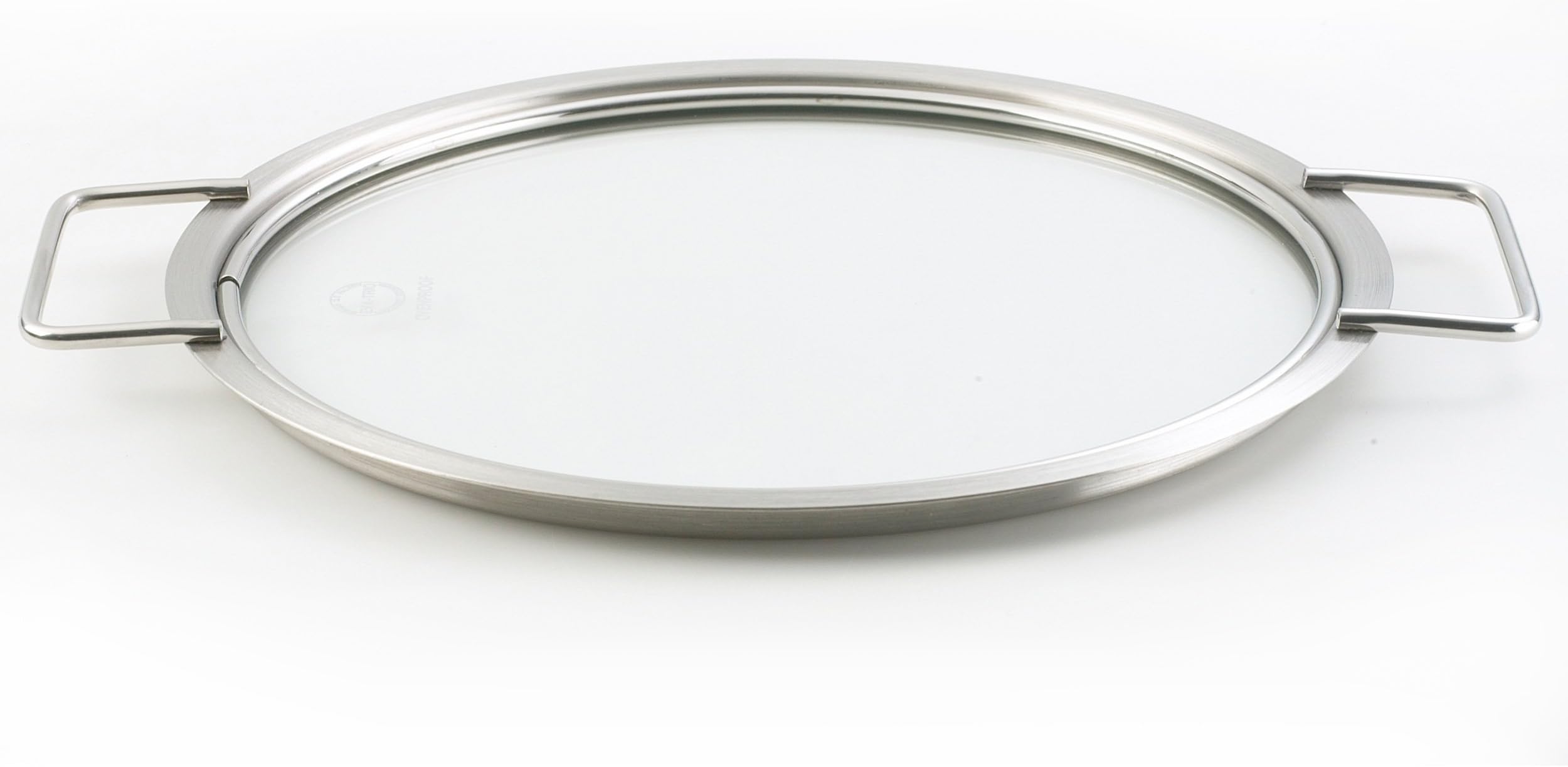 Stainless Steel and Glass Lid with Two Handles, 24 cm