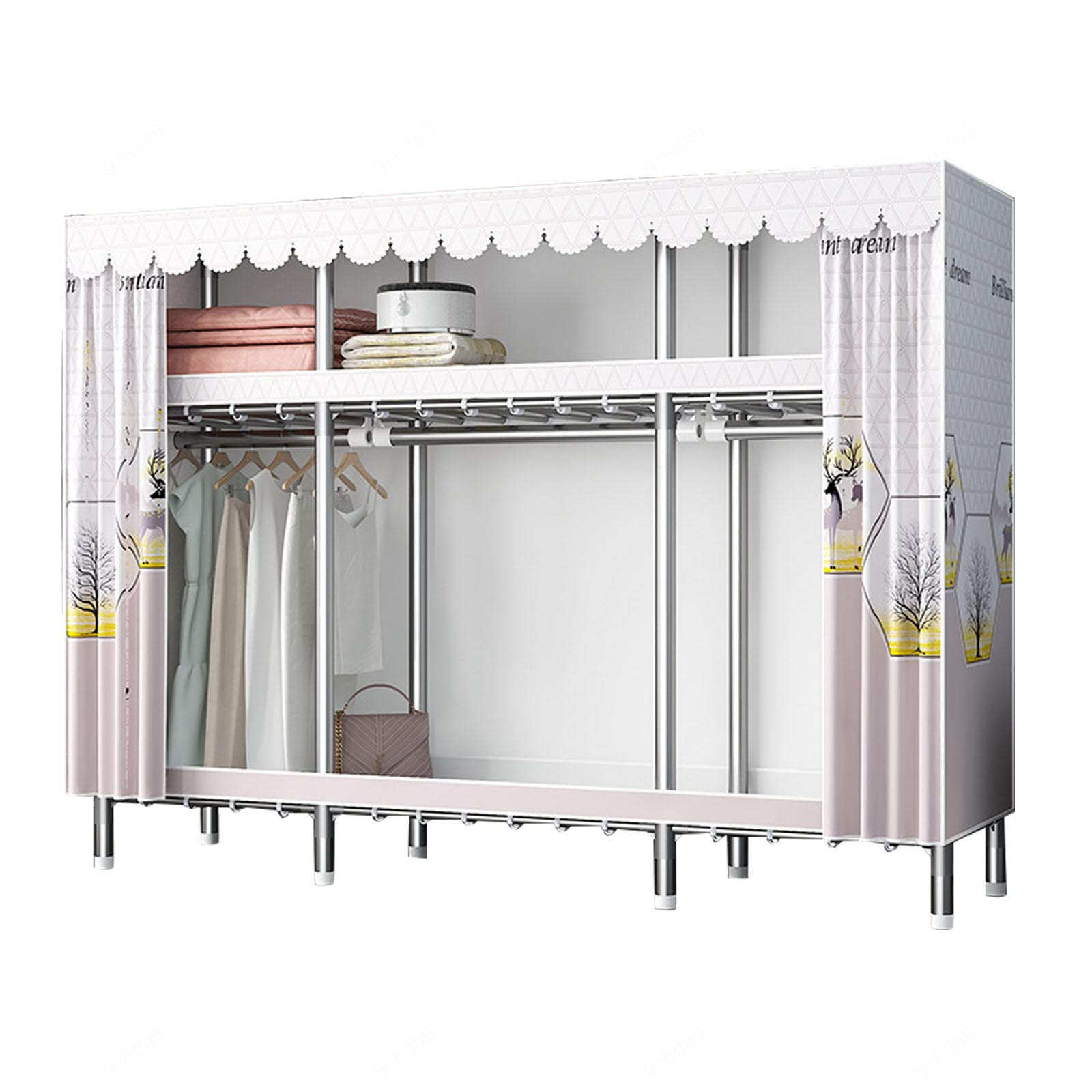 Organisateur de rangement pour placard contre le manque de place