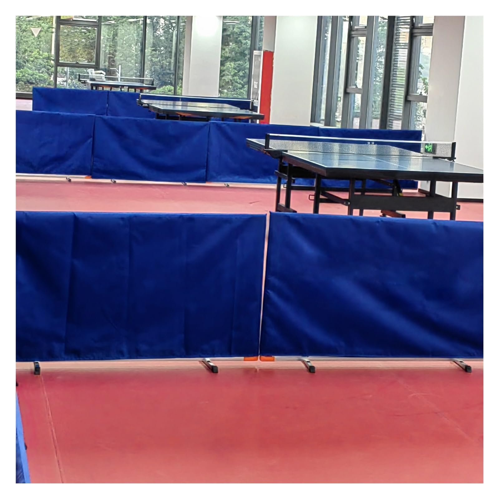 Divisorio portatile da ping pong, rimovibile, per allenamento, palestra e impianti sportivi, facile da inserire