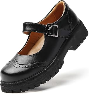 Mary Jane Shoes Women Mary Janes for Women Platform Ladies Non Slip Chunky Maryjane Flats Shoe Casual Dress Comfortable School Shoes