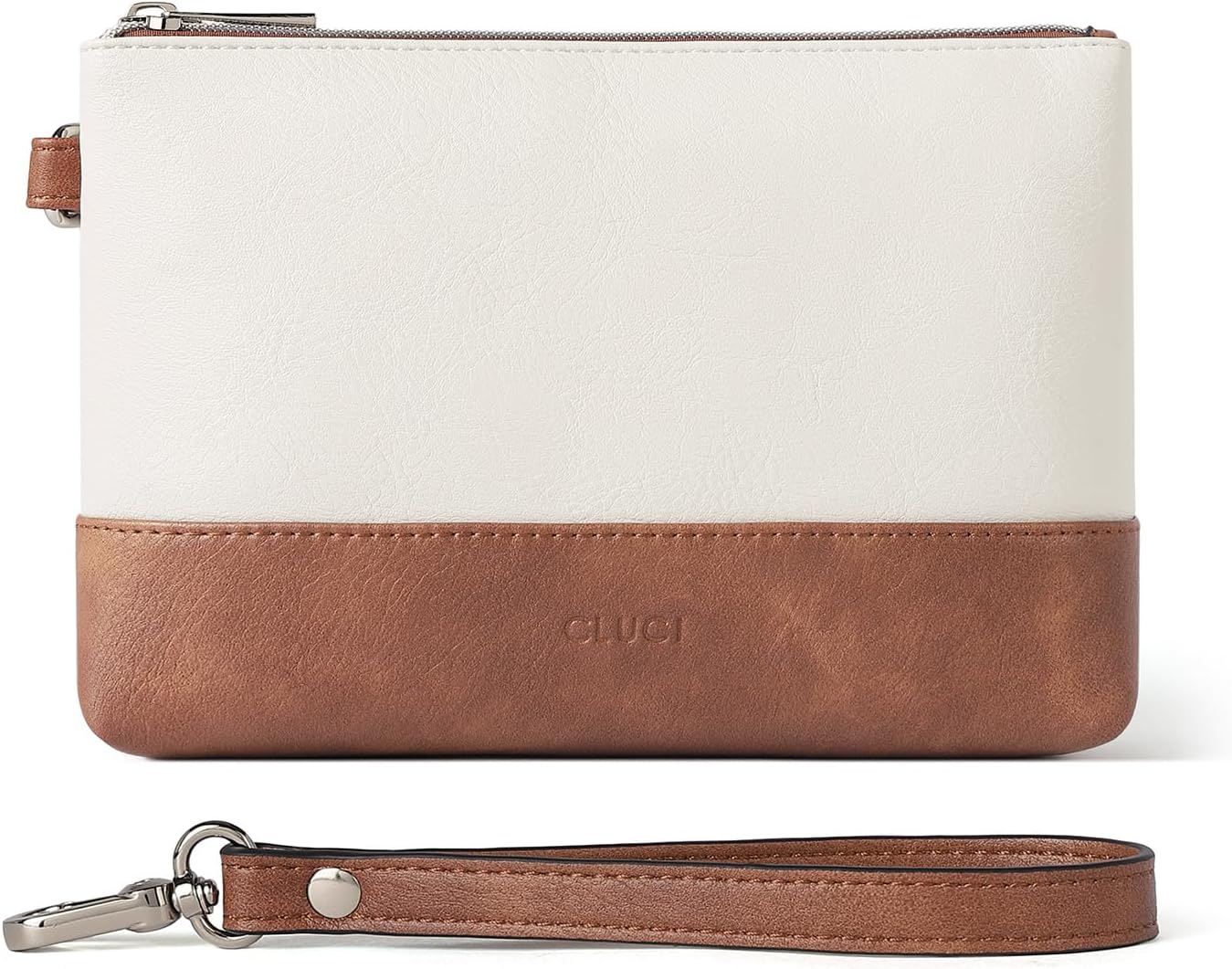 CLUCI Wristlet Wallet for Women Large Capacity Clutch Purse