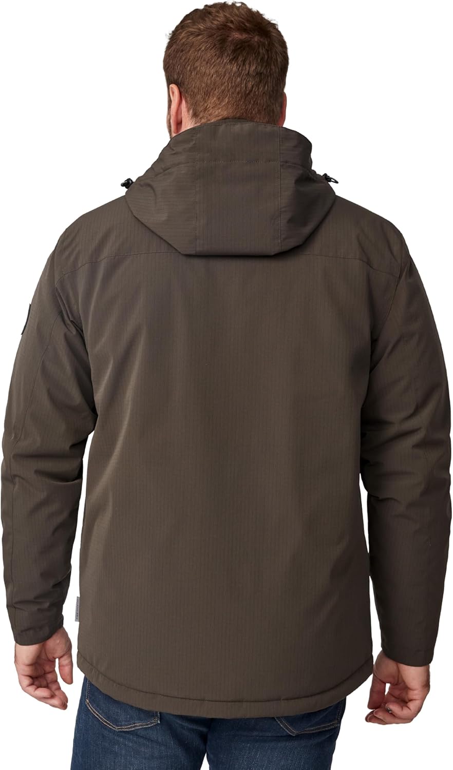 Free Country Men’s Winter Jacket Insulated Water & Wind Resistant Outdoor Coat Detachable Hood Zip Pockets Workwear-Fieldsman
