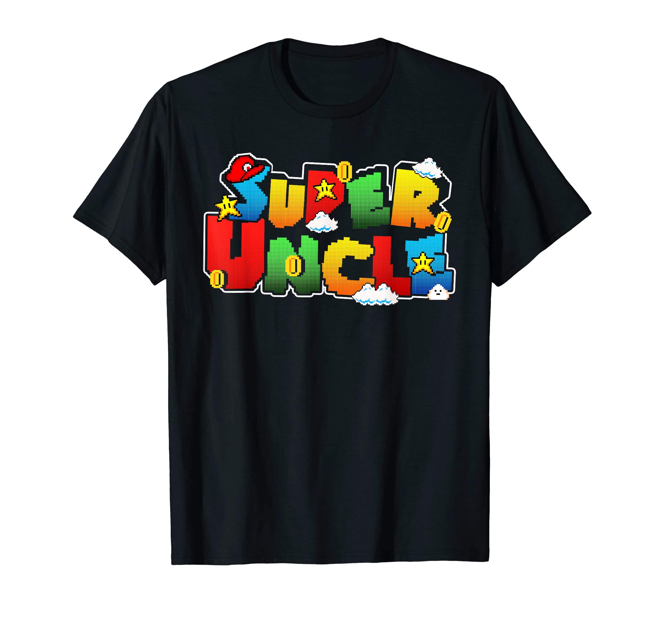 Funny Gamer Family Matching Father Day GiftsGamer Super Uncle Funny Father Day Gifts For Uncle T-ShirtOEKO-TEX STANDARD 100
