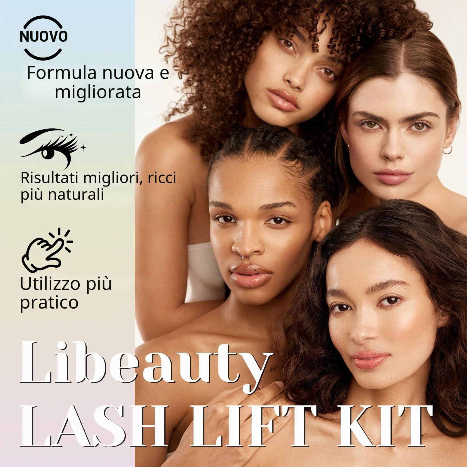 Libeauty Kit Laminazione Ciglia, 10ml Laminazione Sopracciglia, Kit Laminazione Ciglia E Sopracciglia, Design Tubolare, Controllo Preciso Della Quantità di Emulsione, per Casa e Salone