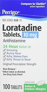 Allergy Relief , 24 Hour Allergy Relief , Loratadine 10mg Tab , 100 Tab