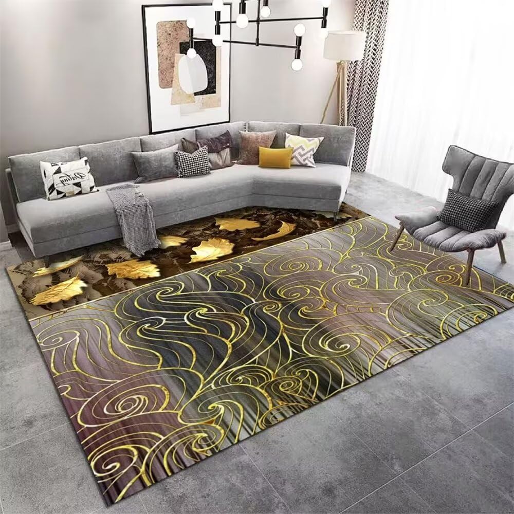 Tapis facile d'entretien 140x200cm doux contre saleté et froid
