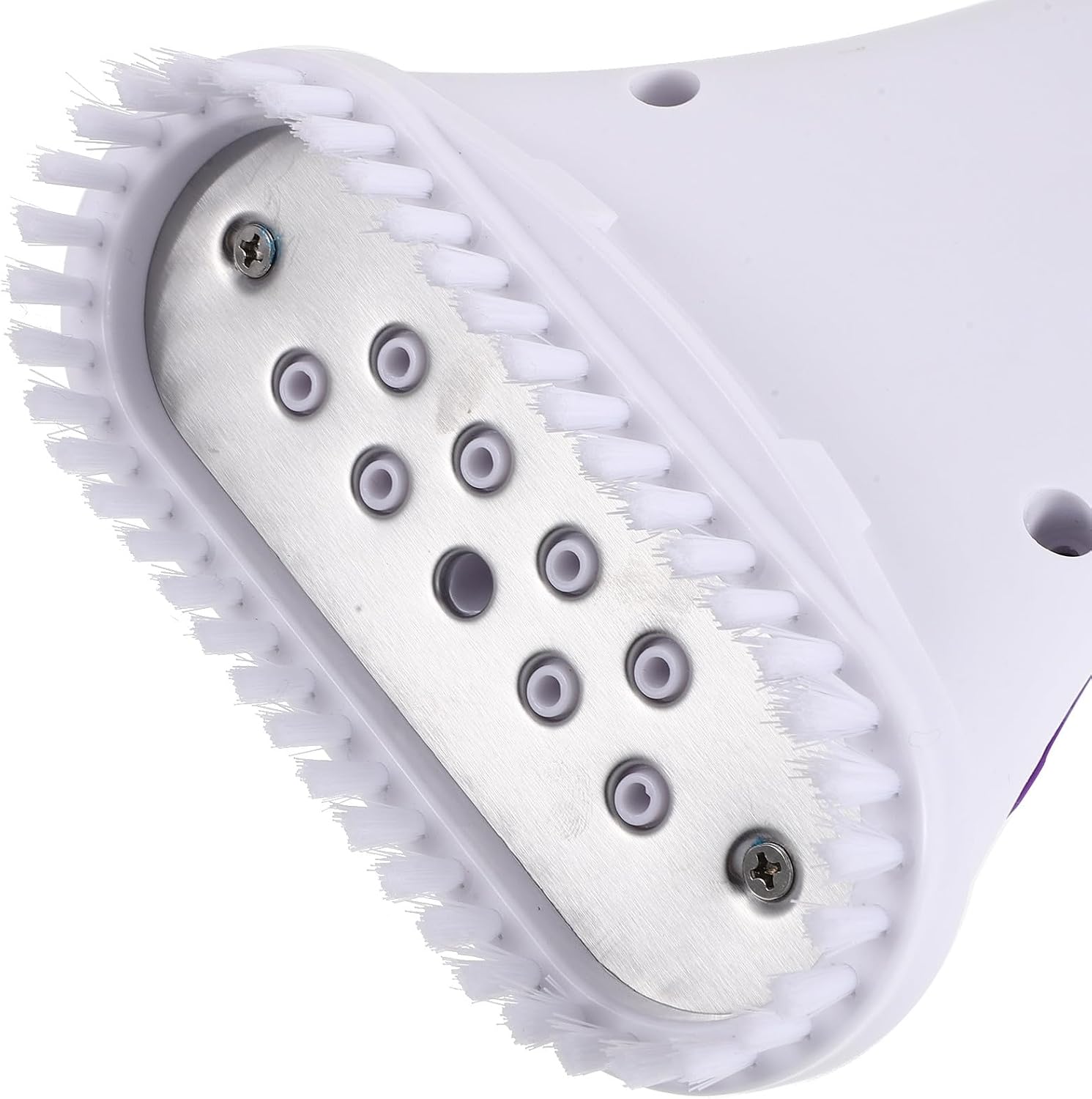 Replacement Steam Nozzle for Garment Steamer - Steam Head Attachment for Clothes with Brush - 8-Hole Mist Spray Outlet Accessory Ironing Machine Part