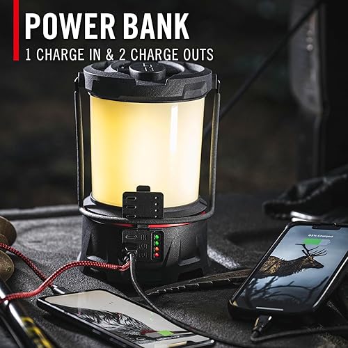 Miniatura 10 de Coast EAL55R Luz de emergencia LED de doble color, 3000 lúmenes, más de 10 noches de luz, control de luz variable, duradera para exteriores y