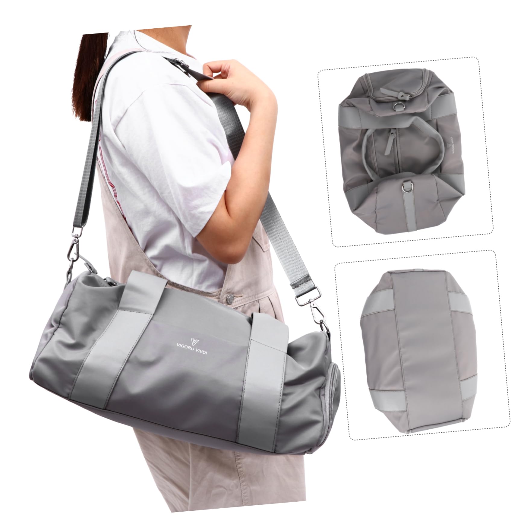 Bolsa Deportiva de Separación Seco y Húmedo de Gran Capacidad, Nylon