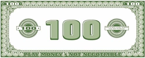 Miniatura 3 de Forum Novelties Phoney Play Money $100 Billetes (paquete de 50)