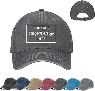 Custom Baseball Cap Customized Hats for Men Women Personalized Design Your Own Text Photo Name Trucker Hat Adjustable Caps