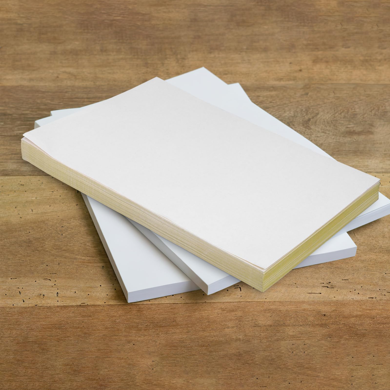 OSALADI 100 Fogli di Etichette Autoadesive in Pvc Bianco Opaco per Stampanti Inkjet, Carta Adesiva per Etichette Fai da Te, per Prodotti Personalizzati