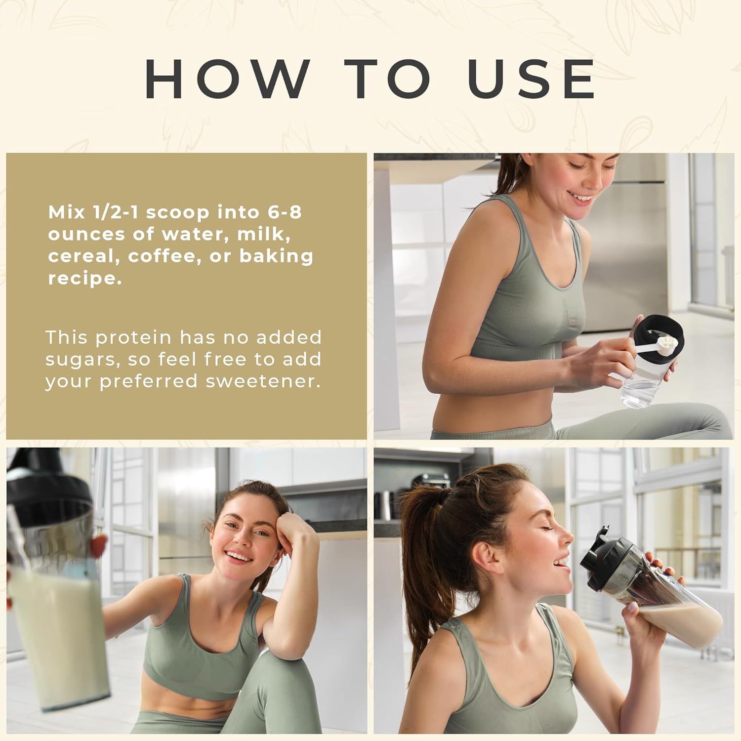 Organic Hemp Protein Powder for Women & Men - Unflavored Pure Natural - Plant Based Powder, Vegan, Gluten Free, Keto - Hemp Seed Powder Cold-Pressed 1.32lb (20 Servings (1.32 lb), Unflavored) - Image 6