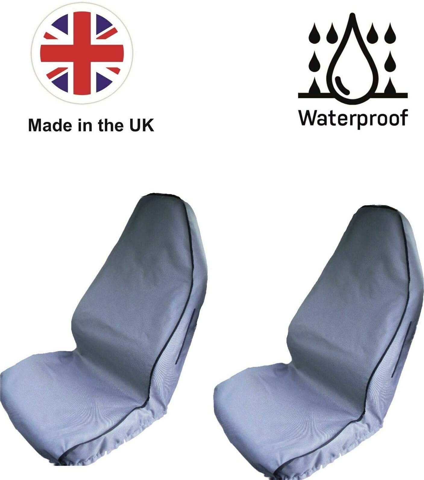 The Urban Company Seat Covers Waterproof to fit Tata Safari (98-13) Premium,Grey, Heavy Duty