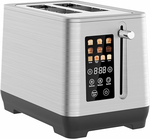 Grille Pain 2 Fentes 1000W avec Écran Tactile LED LIFEZEAL