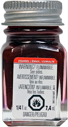 Miniatura 1 de Pintura de modelo de plástico esmaltado de probadores de escamas de metal rojo