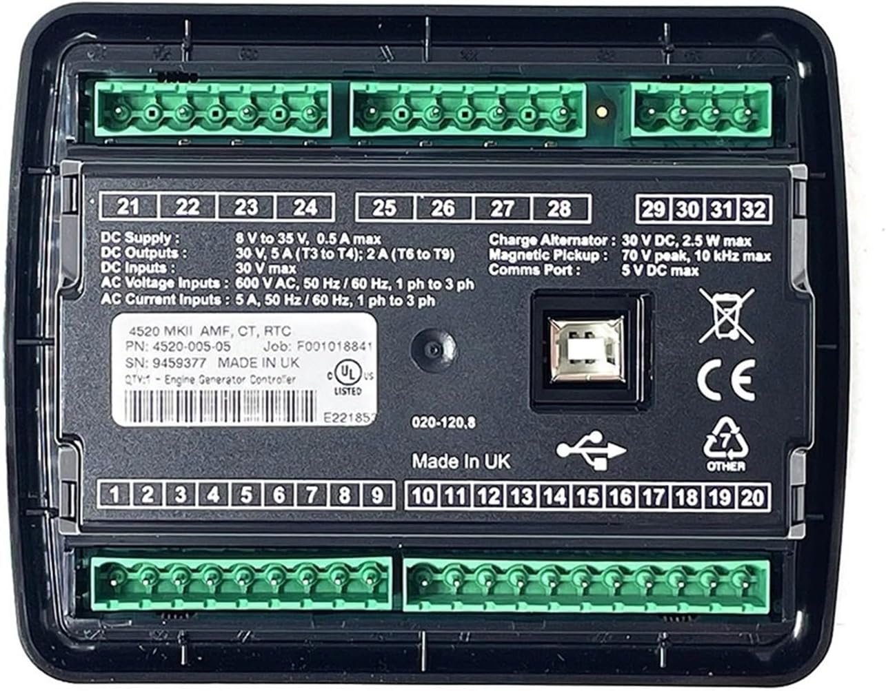 DSE4520MKII Auto Mains Utility Failure Control Module for Generator Controller 1Pcs