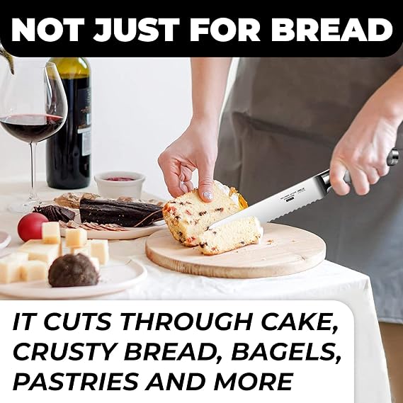 Orblue Bread Knife & Dough Docker Combo