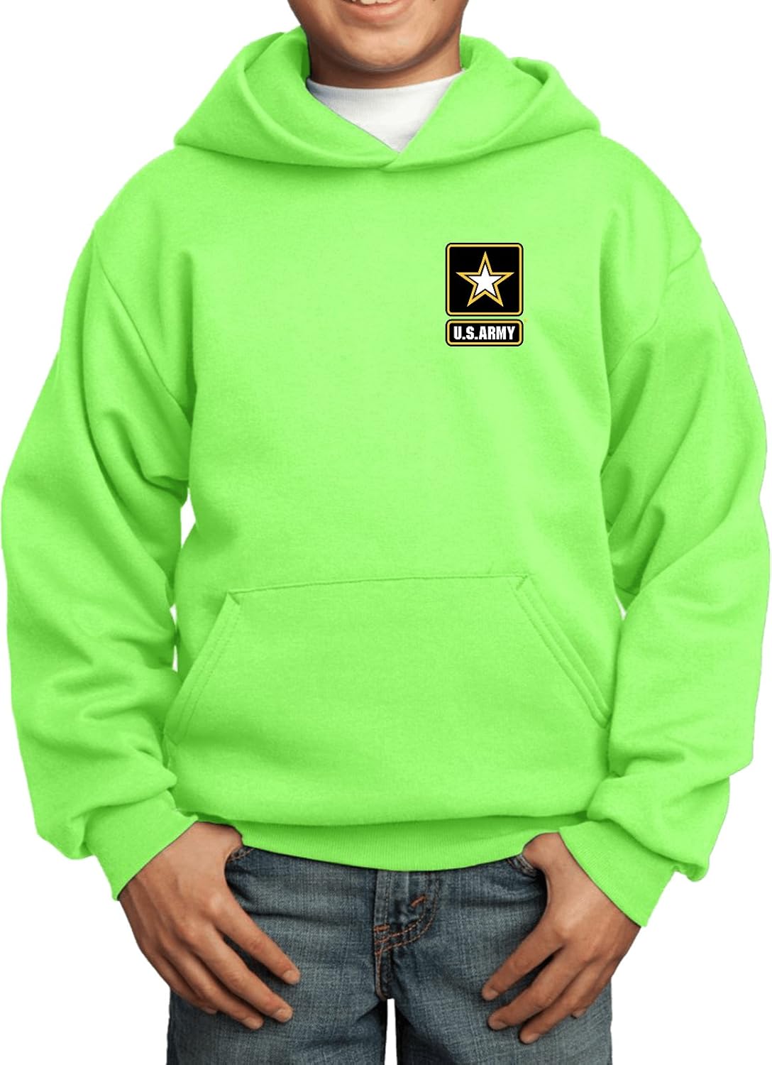 Buy Cool Shirts Kids US Army Pocket Print Youth Hoodie