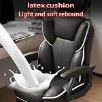 Gaming Chair with Footrest Video Game Chairs Can Lie Down, Lift, and Rotate. with 360° Silent Universal Wheels. Strong Load-Bearing Capacity. Suitable for Game Rooms/Offices, Etc. Yellow
