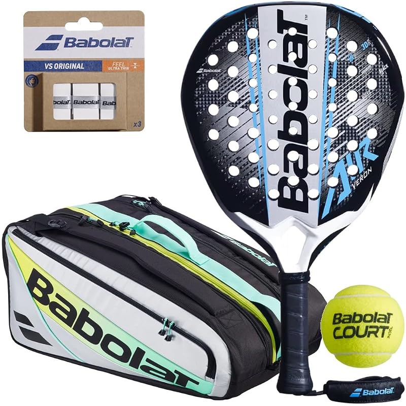 Pala de Pádel Air Veron 2.6 – Bolsa Opcional, Pelotas, Overgrips, Palas Adicionales - Personaliza tu Kit